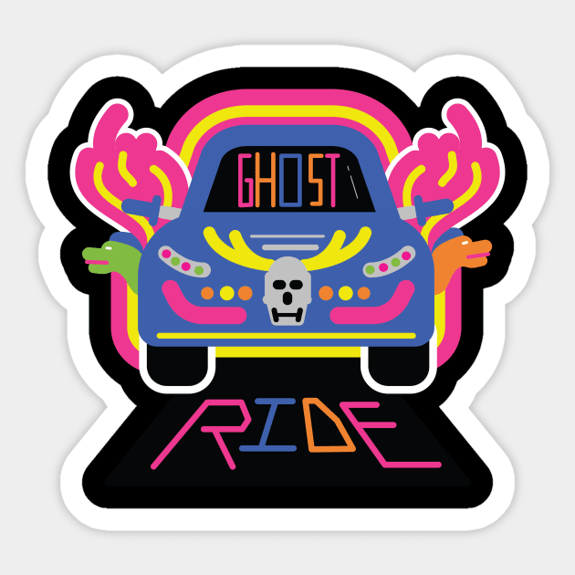 Ghost Ride Sticker by Samefamilia